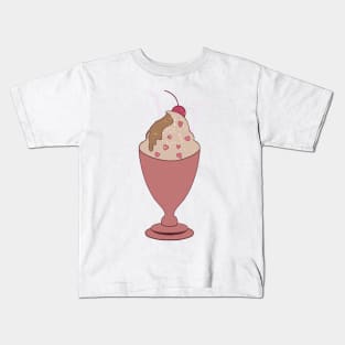 Ice cream sundae Kids T-Shirt
